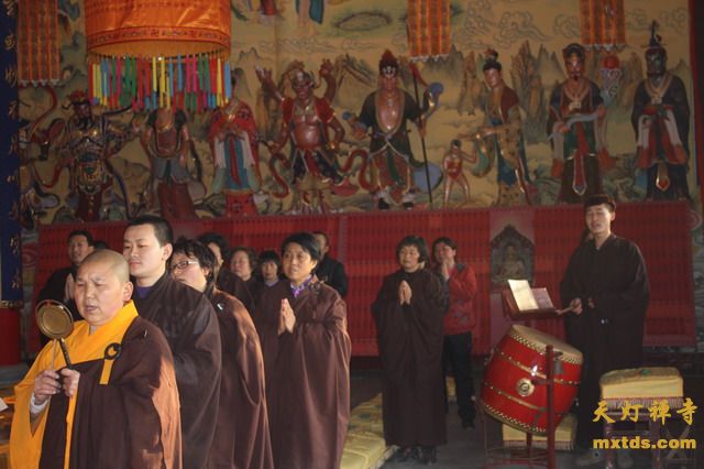 「佛教」陕西省勉县天灯禅寺举行全寺洒净法会