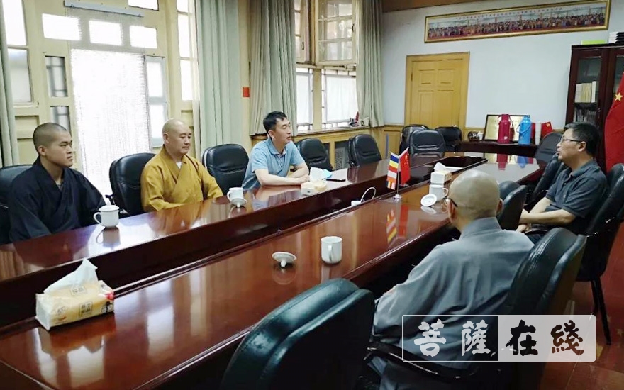 「佛教」五台山佛教协会会长昌善法师一行拜访中国佛教协会 「佛教」五台山佛教协会会长昌善法师一行拜访中国佛教协会