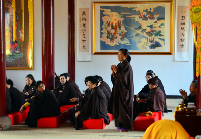 「东林寺」江西东林寺10月下旬10日闭关念佛圆满出关