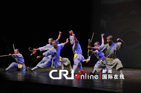 「文化」少林寺武僧团亮相以色列中国文化周 精彩表演受热捧