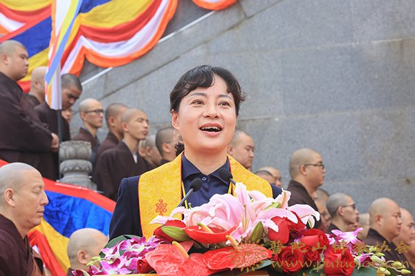 「佛教」第十五届普陀山南海观音文化节开幕式暨南海观音开光二十周年庆典隆重举行