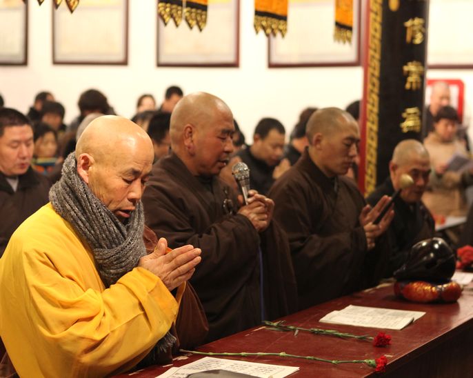 2013年2月14日慧日禅寺供佛斋天吉祥法会