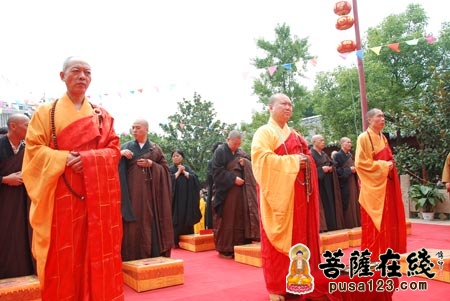 「佛教」荫远长老圆寂六周年传供法会在海安广福禅寺隆重举行