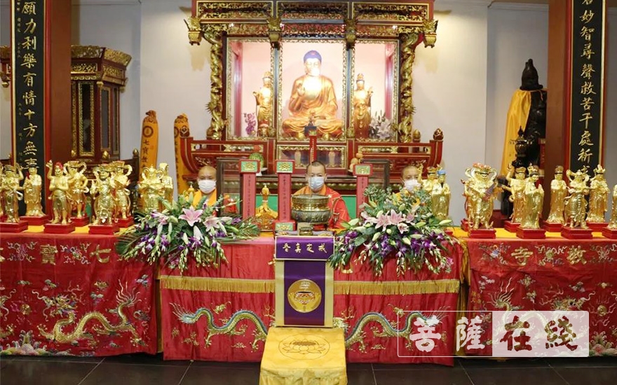 「佛教」上海七宝教寺圆满举行庚子年大供天、拜星宿祈福法会
