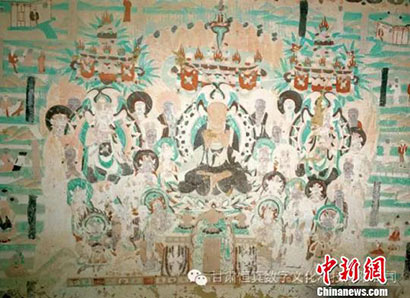 「莫高窟」莫高窟古代孝道壁画触动网友“母亲节”共鸣