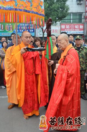 「佛教」法弘法师升座庆典暨绍兴安康寺全堂佛像开光法会取得圆满