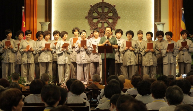 「佛教」浙江温州太平寺举行第九届短期出家活动