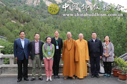 「佛教」学诚法师在北京龙泉寺会见荷兰佛教电视台台长一行