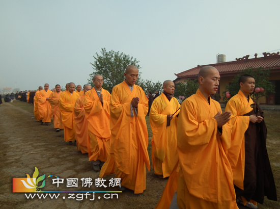 「佛教」武汉莲华寺隆重举行寺院奠基庆典法会