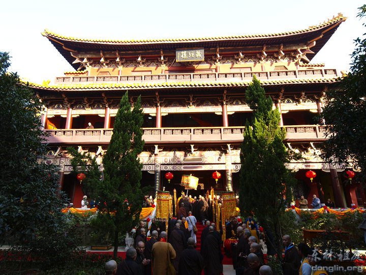 「东林寺」庐山东林寺举办大安大和尚升座法会