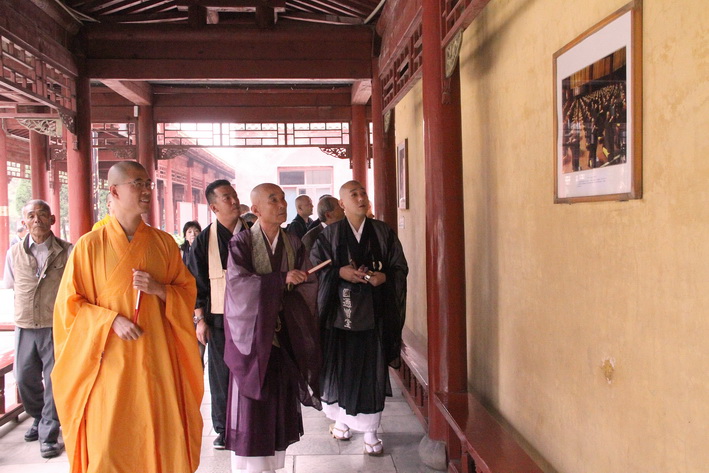 日本万明山圆通寺纪念临济禅师圆寂1150年访中团参访河北柏林禅寺