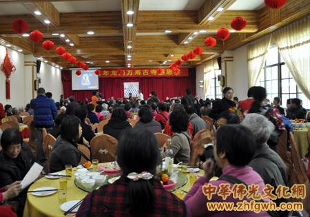 「慈善」广东龙门万寿古寺举行年度感恩午宴
