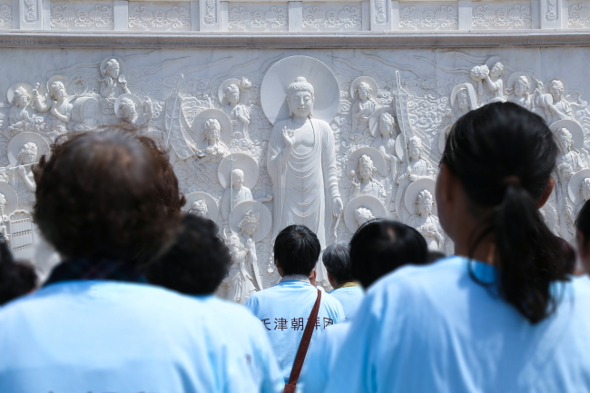 「东林大佛」天津朝拜团参礼江西东林大佛