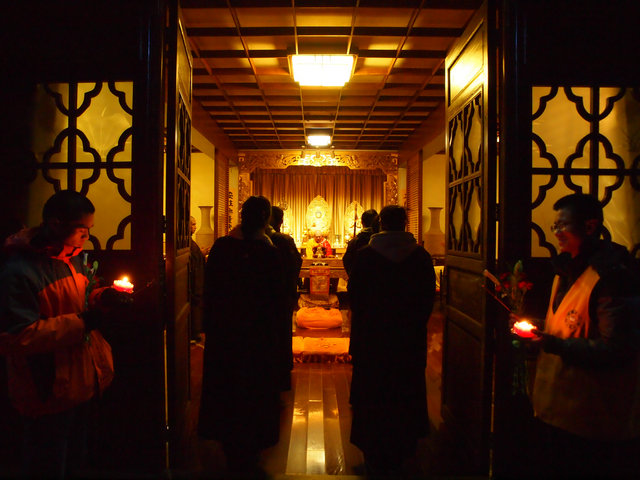 「东林寺」江西九江东林寺2014年冬季佛七开始