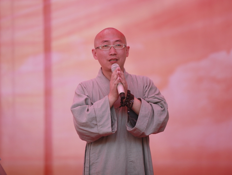 「传喜法师」传喜法师于山东菏泽市定陶开心古寺主法心灵讲座及蒙山施食超荐法会