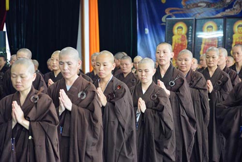 「文化」广东梅州千佛塔寺举行结夏安居行筹仪式