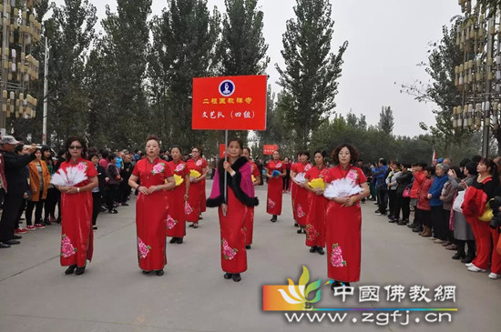 「禅宗」河北二祖匡教禅寺恭迎禅宗二祖慧可大师圣像