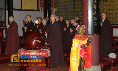 「佛教」福建福州象峰崇福寺隆重举行祝圣法会（图）