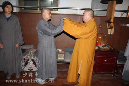 「少林寺」少林寺如期举办冬季“精进七”禅七法会