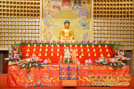 「佛教」上海玉佛寺举行观世音菩萨圣诞纪念暨佛像开光法会