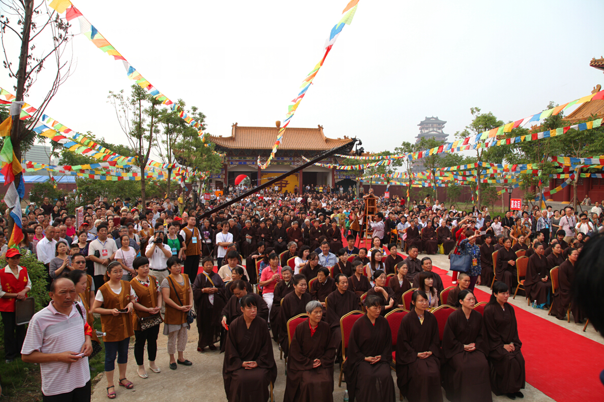 「佛教」湖北天门市西塔寺新殿落成佛像开光暨祈福消灾大法会圆满举行