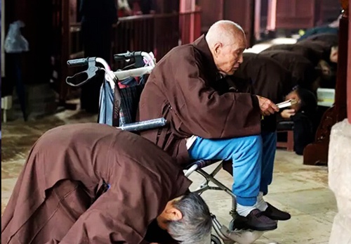 「佛教」广东广州光孝寺三皈五戒法会圆满举行