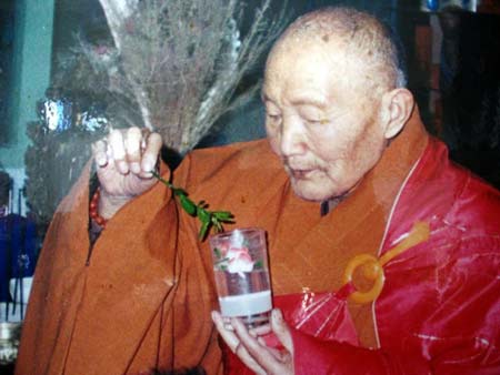 「正定」河北正定临济祖庭临济寺方丈有明老和尚安祥示寂