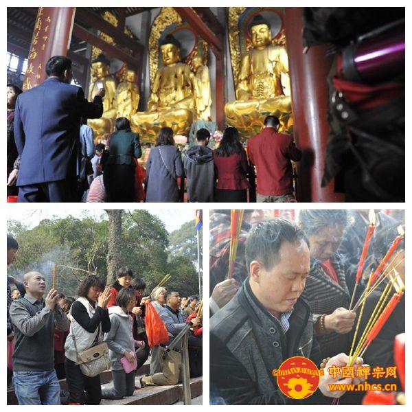 「佛教」大年初一 禅宗祖庭广东韶关南华禅寺迎来游客高峰