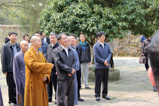 「云居山」原全国人大常委会委员长吴邦国莅临江西云居山真如禅寺视察
