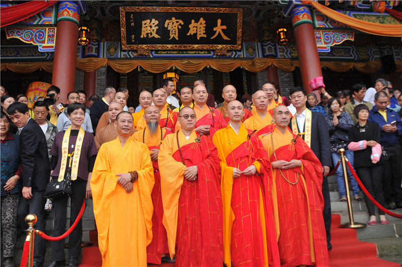 「少林寺」重庆江津区西少林寺落成开光暨常定法师晋院仪式举行