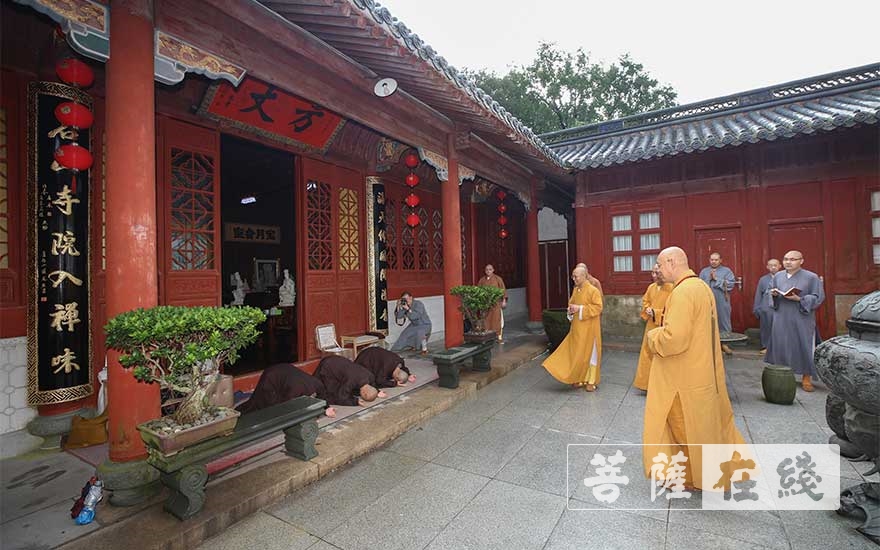 「普陀山」法王座下又添孙 普陀山慧济禅寺举行净人出家剃度法会 「普陀山」法王座下又添孙 普陀山慧济禅寺举行净人出家剃度法会