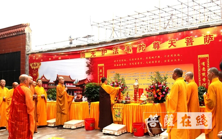 「佛教」赣州寿量古寺毗卢殿竖柱圆满 「佛教」赣州寿量古寺毗卢殿竖柱圆满