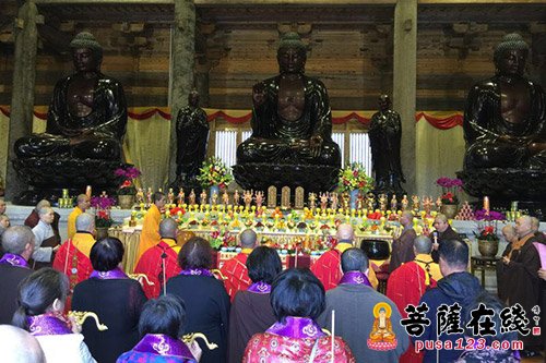 「大雄宝殿」福建福州鹅峰禅寺举行大雄宝殿佛像安座暨佛七法会