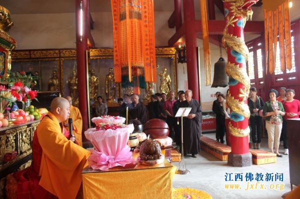 「佛教」纯一法师至江西抚州临川青莲山禅寺讲授观音“普门妙法”