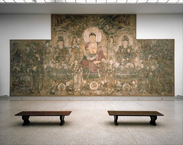 「博物馆」美国把中国壁画碎片拼成震惊世界的珍宝