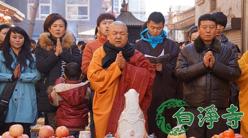 「佛教」河北廊坊白净寺举行放生暨顺星君祈福大法会