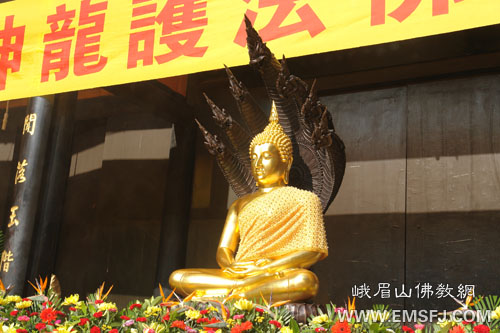 「峨眉山」泰国丽善郡主一行赴峨眉山参访礼佛