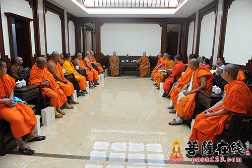 「佛教」云南省南传佛教代表参访团参访七塔禅寺