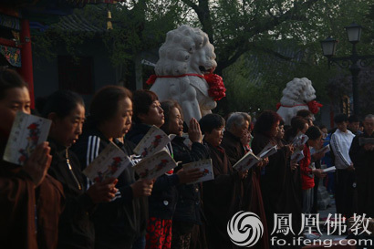 「文殊菩萨」黑龙江哈尔滨极乐寺文殊菩萨圣诞日供佛斋天法会