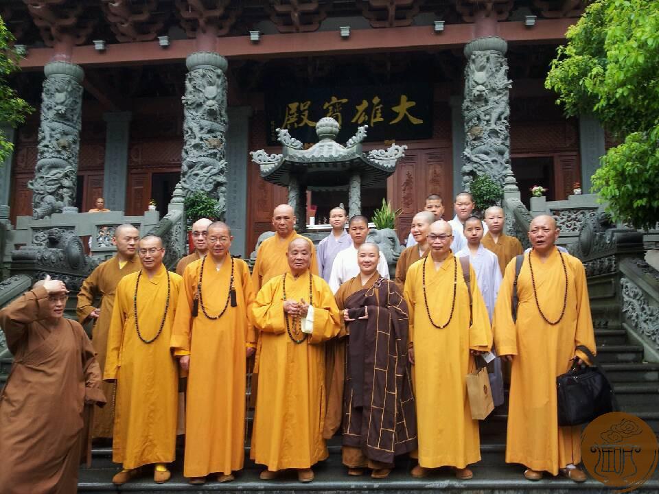 「佛教」台湾中国佛教会理事长圆宗长老莅临福建进明寺