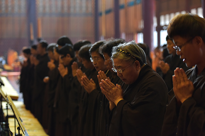 「佛教」柏林禅寺丁酉年中元节报恩法会拉开帷幕