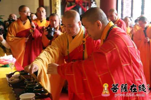 「佛教」上海南山古寺举行全堂佛像开光暨灵宏法师晋院升座庆典