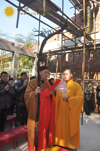「佛教」浙江安吉正觉讲寺隆重举行地藏殿上梁祈福法会