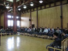 「佛教」清华大学禅学社参访团参访柏林禅寺