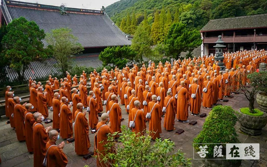 「宁波」宁波天童禅寺辛丑秋季传授三坛大戒：初坛正授沙弥戒