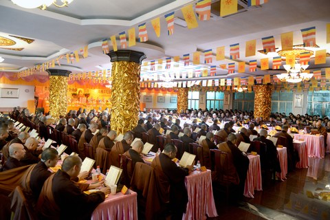 「佛教」浙江普陀山佛教协会全山执事第二十一期共修观音七法会圆满结束