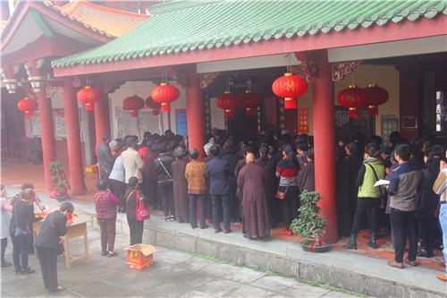 「福建厦门」福建厦门梵天禅寺举行“文昌圣诞祈福”法会