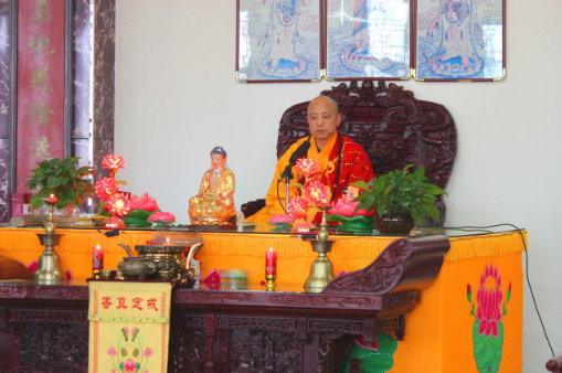 「极乐寺」山西广灵县极乐寺隆重举办观音菩萨圣诞祝祷法会暨三皈五戒传授法会