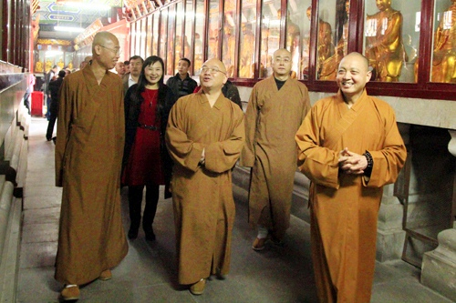 「佛教」台湾佛光山心保法师一行参访湖北武汉归元禅寺