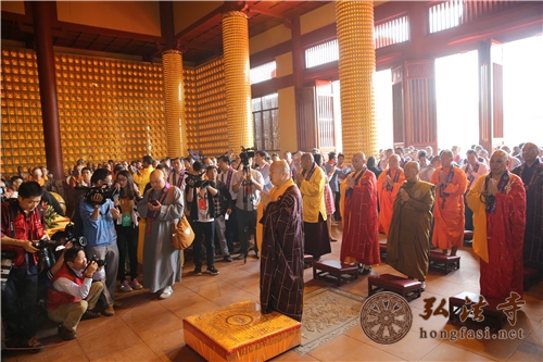 「佛教」广东佛山三水本焕寺大雄宝殿落成暨佛像开光祈福法会举行